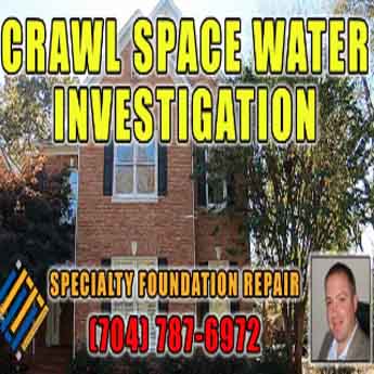 crawl space water investigation